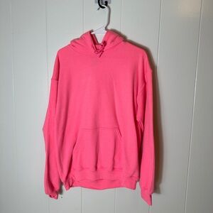 Gildan G18500 Safety Pink Heavy Blend Hoodie